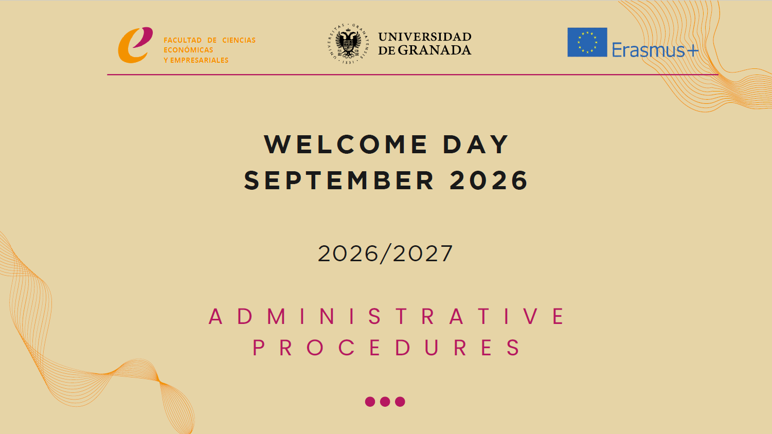 Welcome Day Sept 2026