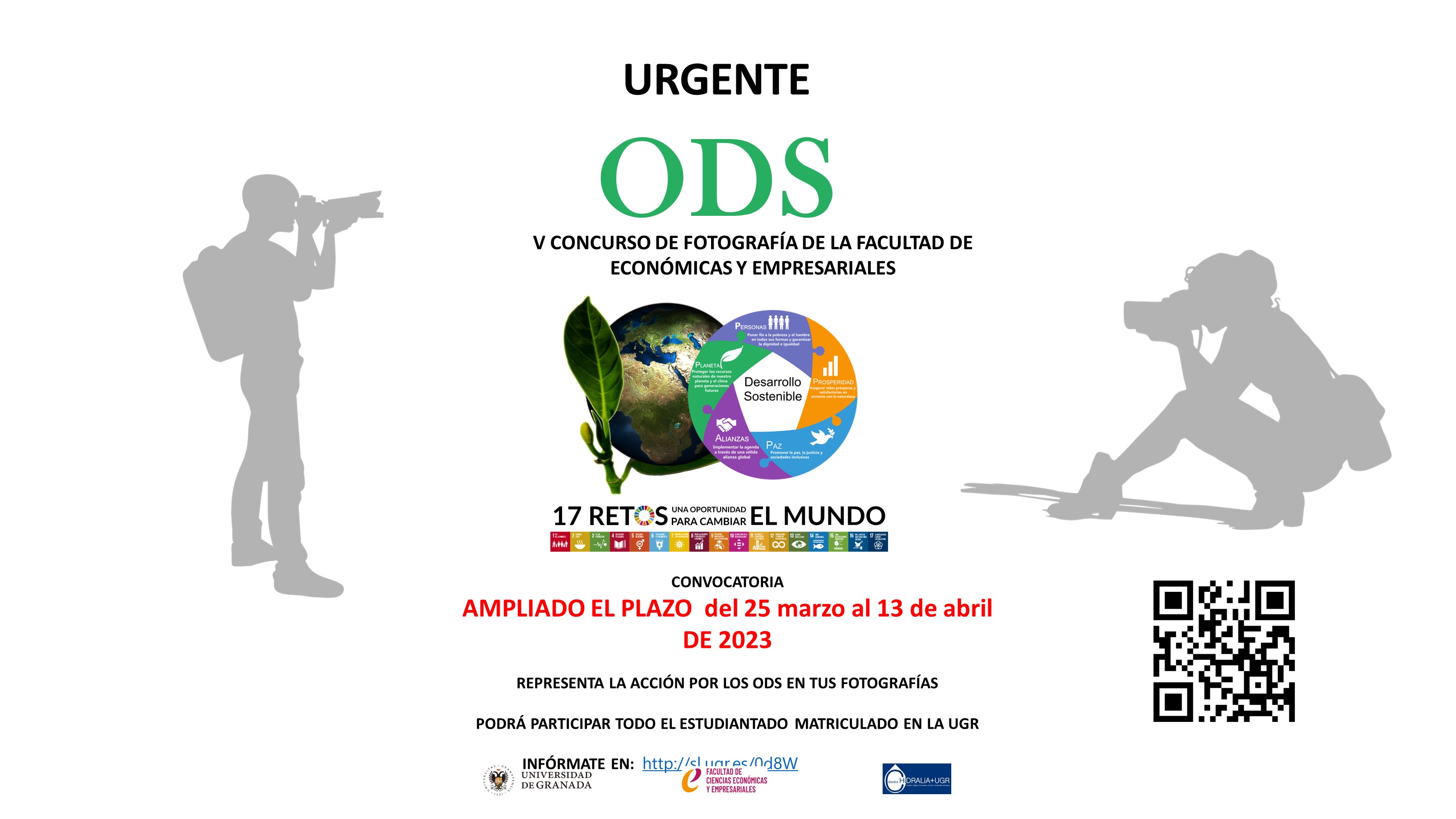 Ampliación del plazo del V Concurso de Fotografía "Urgente: ODS"