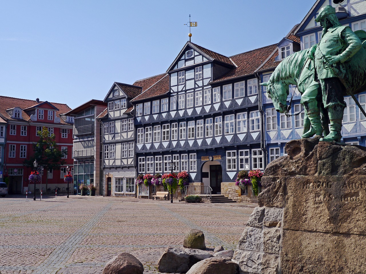 Imagen del centro de Wolfenbüttel (Alemania)