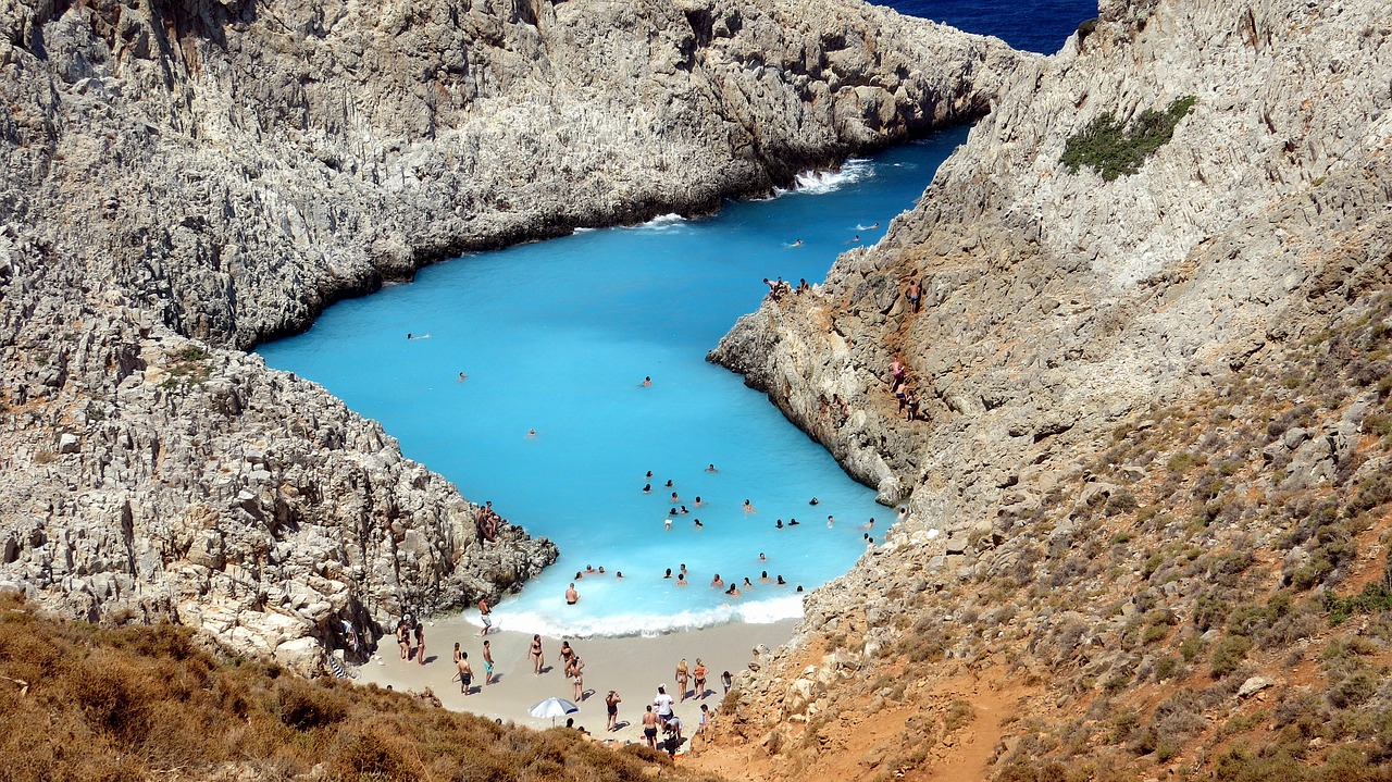 Imagen de Seitan Limania Beach en la isla de Creta (Grecia)