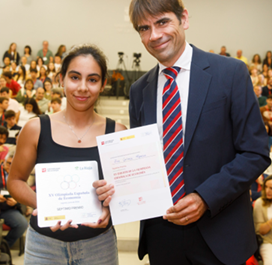 Eva Gómez Algarra y Fabián Martín Herce, Director General de Innovación y Ordenación Educativa, Gobierno de La Rioja. 21 de junio de 2024